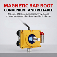 Detector de Gas Magnético para Gasolinera HIREP GT-H10, Precio de Fábrica, Alarma Sonora y Luminosa para GLP/Gas Natural, Aluminio Fundido a Presión