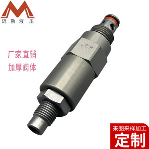 Vanne de régulation de pression hydraulique HADRV-08-36, vanne de décharge à action directe, 315 bars, 60 L/min, acier allié, unidirectionnelle - Product Image 2