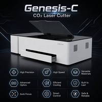 Machine de gravure et de découpe au laser CO2 60W, vendeur Etsy, cadeaux personnalisés, caméra 4K pour acrylique, cuir, bois