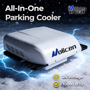 Integrated Truck Parking Cooler <b>Battery</b> Operated <b>24v</b> Roof Mount Air Conditioner for Campers Caravans Vehicles - Product Image 1