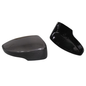 Cubierta de Espejo Lateral de Repuesto Completa de Fibra de Carbono 3K de Alta Calidad para <span class=keywords><strong>Ford</strong></span> Escape 2017-2023, Estilo de Reemplazo - Product Image 1