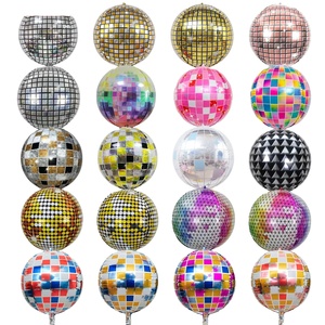 Decoración para Fiestas <span class=keywords><strong>y</strong></span> Eventos, Globos Metálicos <span class=keywords><strong>de</strong></span> 22 Pulgadas con Diseño <span class=keywords><strong>de</strong></span> Bola <span class=keywords><strong>de</strong></span> Discoteca 4D, Globos Individuales para Conciertos, Bailes <span class=keywords><strong>y</strong></span> Celebraciones <span class=keywords><strong>de</strong></span> Cumpleaños - Product Image 5