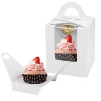 Vendita all'ingrosso all'ingrosso a buon mercato cottura trasparente con Muffin finestra 1 scatola singola torta Cupcake