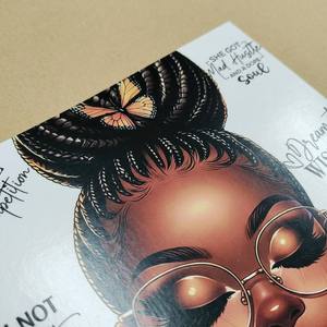 Cuaderno Espiral Motivacional A5 Black Girl Magic con Doble Espiral, Diario de Afirmaciones con Páginas Rayadas de 80 g/m² para Mujeres Ejecutivas - Product Image 2