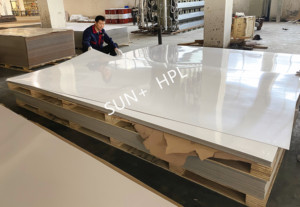 Laminado de alta presión (HPL) Material antibacteriano con alta resistencia al calor Impermeable y <span class=keywords><strong>Fireproo</strong></span> - Product Image 3