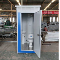 Toilettes portables modernes en acier préfabriqué de qualité supérieure, garantie 5 ans+, écologiques, durables, installation facile, pour extérieur
