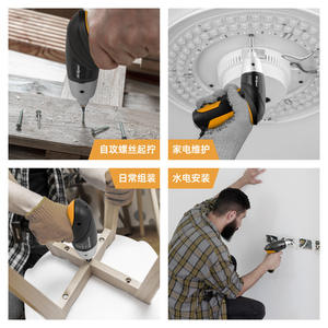 Tournevis électrique haute performance 3,6 V avec batterie rechargeable, kit d'outils domestiques, ensemble d'outils électriques pour réparation DIY - Product Image 2