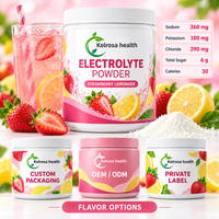 Électrolytes OEM/ODM, poudre d'électrolytes en marque privée, boisson sportive, vitamines, sans sucre, boisson énergétique, hydratation, canettes de boisson électrolytique