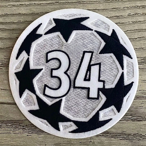 Écussons thermocollants personnalisés Ligue des Champions, patchs floqués 3D pour maillots de football, logos d'équipes et de clubs sportifs, ballons de football - Product Image 1