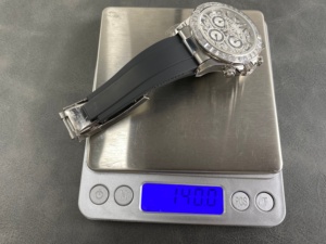 Reloj Mecánico de Moissanita de la Mejor Calidad, 40 mm, Fábrica RX, Acero 904L, Movimiento 4130, 116589, Ojo de Tigre, Diamantes en Forma de T - Product Image 3