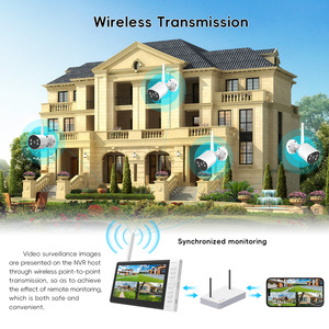 Tuya Kit de Cámara WiFi Bullet NVR LCD de 2MP de 7 Pulgadas, Monitoreo Sincronizado, Múltiples Imágenes en Una Pantalla IP66 y Visión Nocturna a Color - Product Image 3