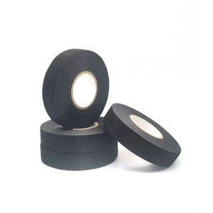 Black Velvet Tape 13mm 0.3mm Thickness Single-Sided Rubber Adhesive For Wire Wrapping High Temperature Insulation - Product Image 3