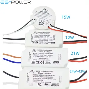 ES UL CUL CE 20 W 550mA 21-36V driver de LED triac regulável driver de LED de corrente constante fabricante de driver de LED