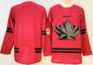 Jersey Tim Hoki Es Kustom 100% Poliester Ringan Performa Profesional Tahan Air Bernapas Pakaian Olahraga Tersedia OEM/ODM - Product Image 2