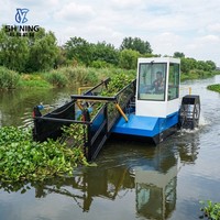 Garantie 1 an, récolteuse d'algues aquatiques 45 kW avec conception modulaire pour un transport facile en conteneur