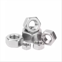 Vente en gros d'usine - Écrou hexagonal en acier inoxydable A2-70 DIN934 - Écrou hexagonal métrique en acier inoxydable pour la construction de quincaillerie de fixation