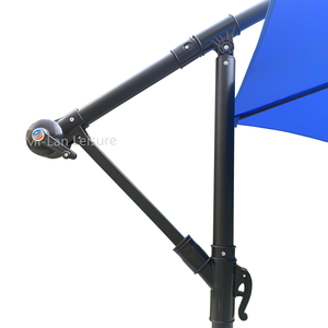 Parasol banane moderne, pliable, grand format, résistant à l'eau, anti-UV, pour piscine, jardin, terrasse, hôpital, DC-UM - Product Image 5