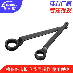 Single Head Striking Box Wrench 30 32 36 41 46 150mm Metric Hex Industrial Grade 45 Steel Electrophoresis Finish - Product Image 2