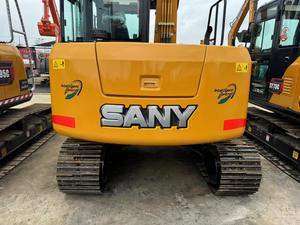 Pelle Sany SY75C d'occasion Capacité de 7 tonnes Machines de construction d'occasion Moteur de pelleteuse sur chenilles hydraulique Pompe à engrenages pour boîte de vitesses - Product Image 6