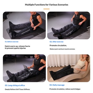 New Cross-border Household Electric Leg Massager with Timing Control Lithium Battery Air Wave Pressure Physiotherapy <strong>Instrument</strong> - Product Image 3