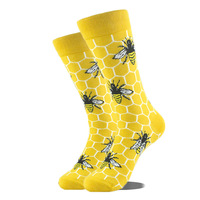 Chaussettes amusantes en coton à motifs originaux et fantaisie pour hommes, femmes et unisexe – Nouveauté très prisée