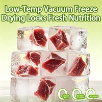 Cubes de viande de canard lyophilisés pour chiens et chats, friandises pour animaux de compagnie, friandises à mâcher pour les dents, alimentation quotidienne, approvisionnement direct d'usine
