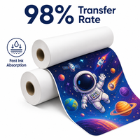 Papier de transfert par sublimation thermique 70 g/m² en rouleau, séchage rapide, vente en gros