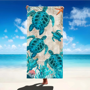 Asciugamani da Spiaggia in Microfibra Personalizzati, Resistenti alla Sabbia, ad Asciugatura Rapida, Altamente Assorbenti e Facili da Riporre - Product Image 5