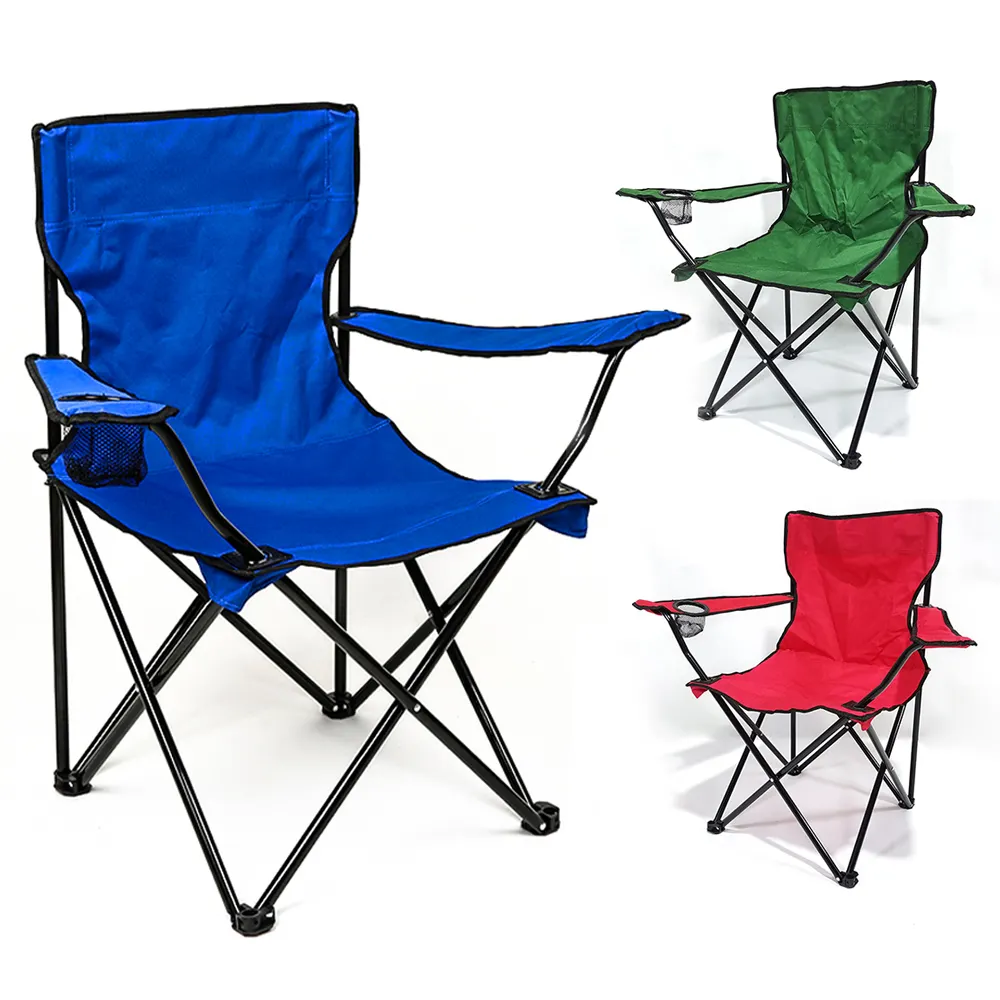 Baiyuheng Factory Custom Folding Camping Chair Outdoor Folding Chair Customizable Adjustable Foldable Cheap Beach Camping Chair