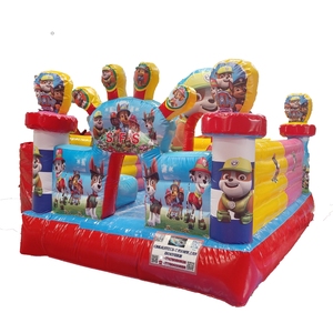 Hot bán PVC Inflatable lâu đài các nhà sản xuất bán hàng trực tiếp ngoài trời của trẻ em sân chơi với niềm vui Trampoline - Product Image 2