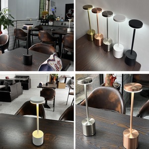 Bán buôn có thể sạc lại rèn sắt cao cấp sang trọng dẫn số lượng lớn không dây nhỏ Đèn bàn đèn đọc sách ánh sáng - Product Image 6