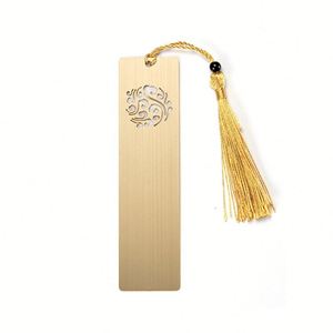 Marcapáginas de Metal de Alta Calidad con Espinas de Rosa y Dije Colgante con Logotipo - Product Image 2