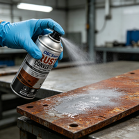 DSC Seven Spray Convertisseur de Rouille, Neutralisateur de Rouille Haute Performance, Apprêt Gris Mat pour Métal
