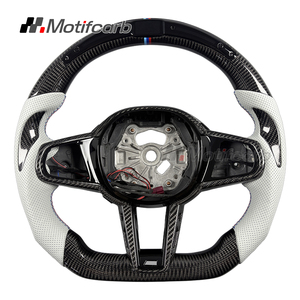 Volante Deportivo Personalizado de Fibra de Carbono con LED Inteligente para BMW M240i M340i M440i M540i M550i X5 X7 X3M X5M M2 M3 M4 M5 2018-2024 - Product Image 1
