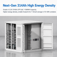 Sistem Surya Hibrida Pendingin Cair VoltaNest 10ft Solar Battery Storage BESS 250kW 500kW 1MWh Tahan Api