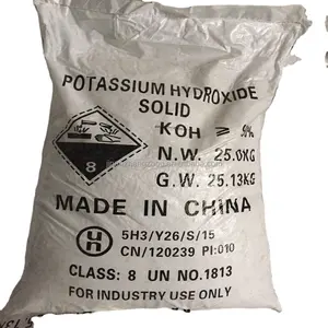 The factory supplies high quality potassium hydroxide CAS 1310-58-3 soap detergent soda flakes Potassium hydroxide 90%