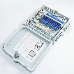 Werks großhandel FTTH Fiber Optic Junction <span class=keywords><strong>Box</strong></span> <span class=keywords><strong>2</strong></span> IN 12 OUT Optischer Verteiler kasten Pole Wand montage - Product Image 2