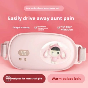 Portable <b>Heating</b> Belt for Abdomen and Waist Menstrual Cramps Period Pain Relief Women's Warm Palace Belt Rechargeable - Product Image 4