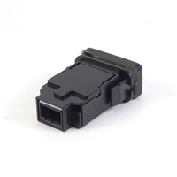 Interrupteur à bascule automobile et interrupteur à bascule pour voiture, interrupteur à bascule carré IP65 12V LED 3A double étanchéité marche/arrêt pour Toyota