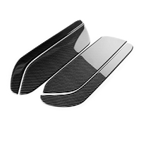 Panneau de porte de siège arrière en fibre de carbone souple véritable pour Ford Mustang GT 2024-2025 Conduite à gauche et à droite Accessoires de garniture intérieure