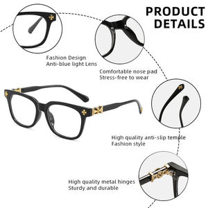 <span class=keywords><strong>Occhiali</strong></span> <span class=keywords><strong>Vintage</strong></span> Quadrati Anti-Luce Blu per Uomo e Donna, <span class=keywords><strong>Occhiali</strong></span> <span class=keywords><strong>da</strong></span> Computer Alla Moda, <span class=keywords><strong>Occhiali</strong></span> Trendy con Protezione UV per Tutte le Forme del Viso - Product Image 6