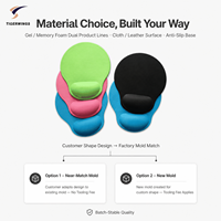 Reposamuñecas de Espuma Viscoelástica, Soporte Ergonómico Personalizado para Muñeca, Base Antideslizante, para Computadora, OEM, Marca Privada, Venta al Por Mayor, EE. UU.