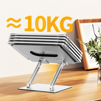 Ergonomische Draagbare Laptop Riser Geventileerde Koelstandaard Voor Macbook Pro Voor Dell Voor Hp Computers-Verstelbare Notebookhouder