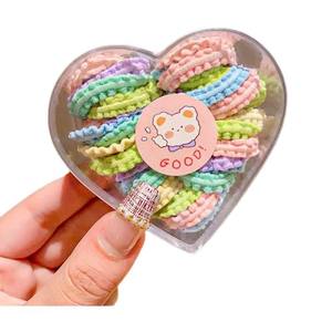 ربطات شعر ملونة للأطفال بدون تشابك في علبة أنيقة، مطاطية للغاية للفتيات والأطفال الصغار - Product Image 5