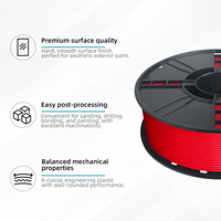 Filament ABS-CF haute résistance Newmars3dp 1,75 mm 1 kg, résistant aux UV, fibre de carbone durable pour l'impression FDM fonctionnelle en extérieur
