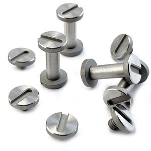 Fixations industrielles multi-longueurs à tête ronde fendue pour la fabrication de sacs en cuir, ceintures et assemblage d'équipements, en vrac, OEM, quincaillerie personnalisée - Product Image 5