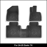 Tapis de sol semi-fermés en TPE moulé par injection et ensemble de tapis de coffre pour Zeekr 7X RHD 2024 2025 – Accessoires étanches