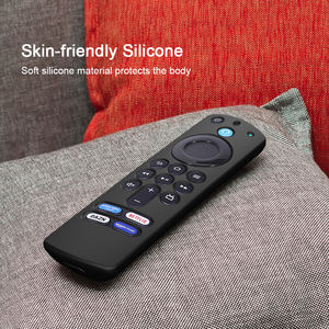 Funda de silicona a prueba de golpes para control remoto por voz <span class=keywords><strong>Amazon</strong></span> ALEXA 2021, funda de tercera generación para <span class=keywords><strong>Amazon</strong></span> Fire TV Stick de tercera generación con cordón - Product Image 2