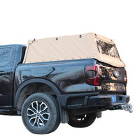 Capote de lit souple haute imperméable, Capote arrière souple beige pour Toyota Land Cruiser LC79 avec benne longue, accessoire 4x4 pour pick-up