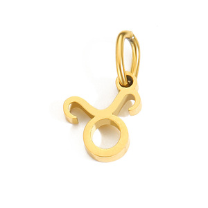 Olivia Hot Bán Zodiac Dấu Hiệu Mặt Dây Chuyền Thép Không Gỉ Không Thấm Nước Leo Cua <span class=keywords><strong>Virgo</strong></span> 18K Vàng Thời Trang Mặt Dây Chuyền Quyến Rũ Cho Nam Giới Phụ Nữ - Product Image 2